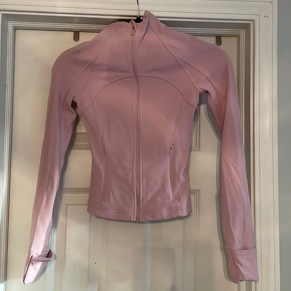 Nulu cropped define jacket pink peony size 0